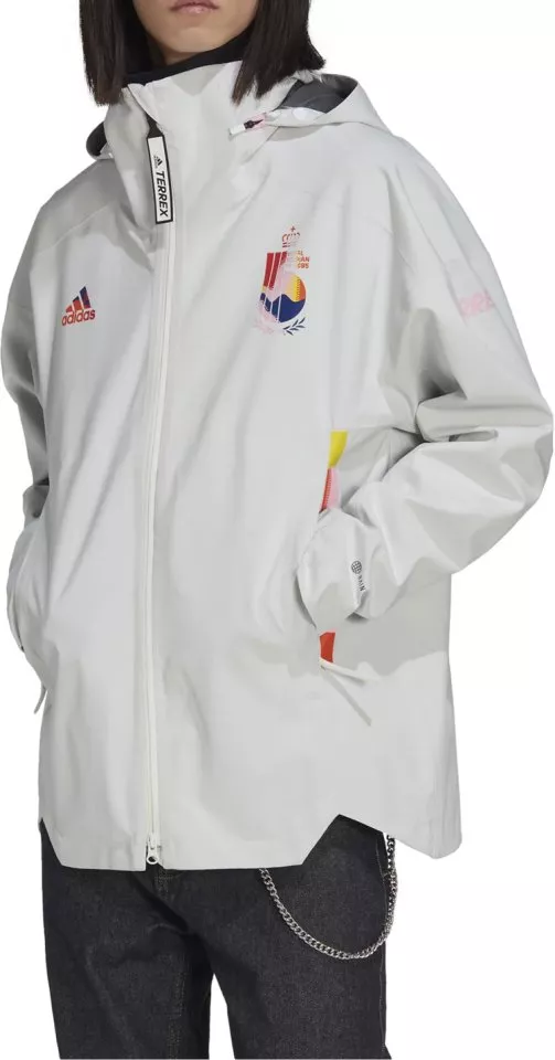 Τζάκετ με κουκούλα adidas RBFA LS MS JKT