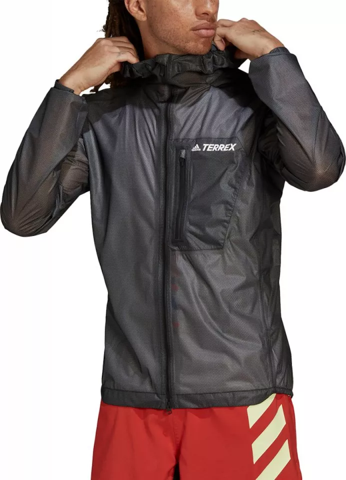 Kurtka z kapturem adidas Terrex AGR RAIN J
