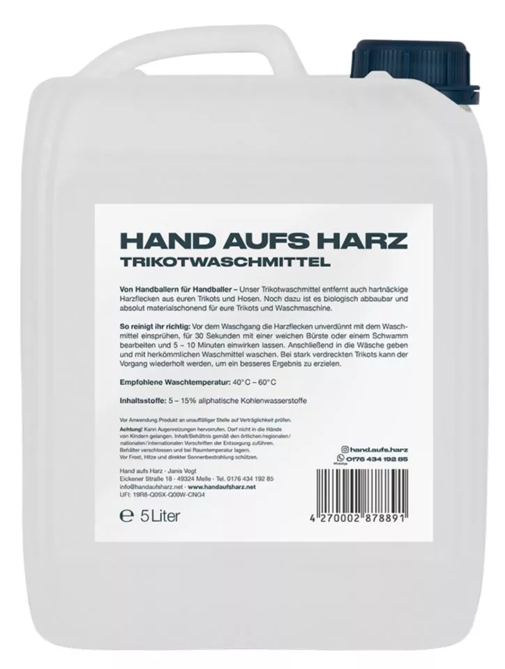 Agente de limpeza Hand Aufs Harz TWASCHMITTEL