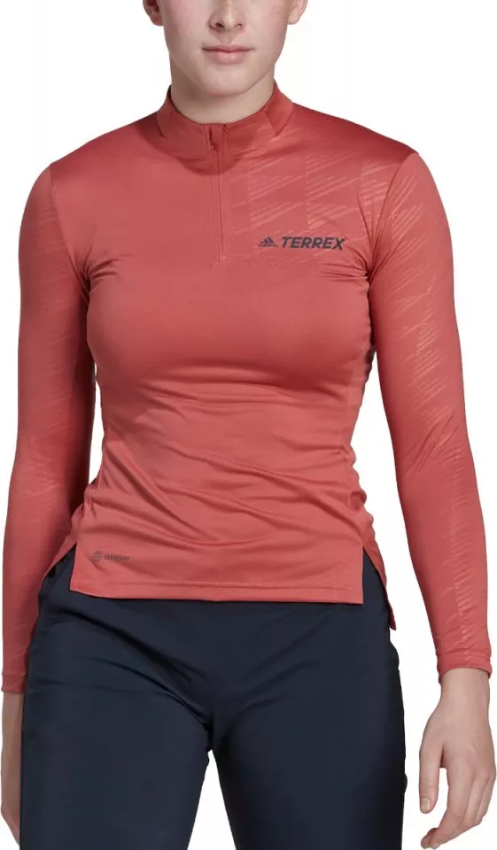 Majica dugih rukava adidas Terrex W MT Half Zi LS