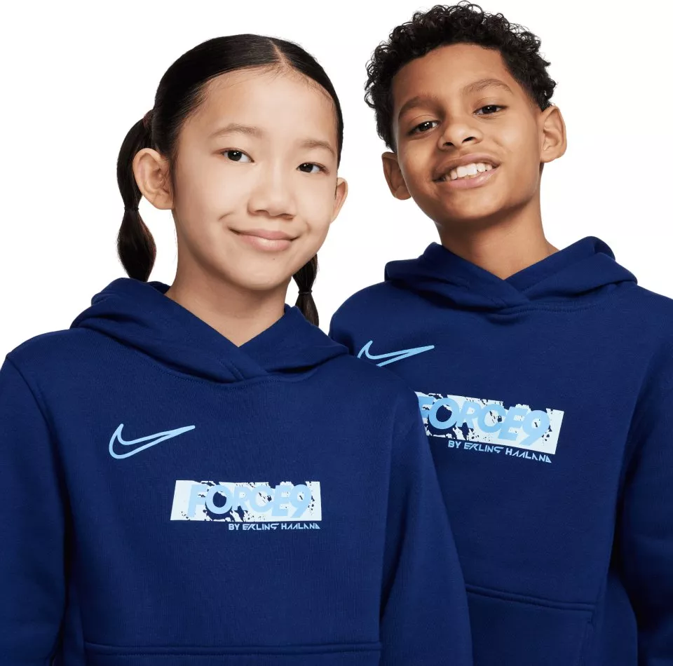 Φούτερ-Jacket με κουκούλα Nike Club Fleece Erling Haaland Hoody Kids