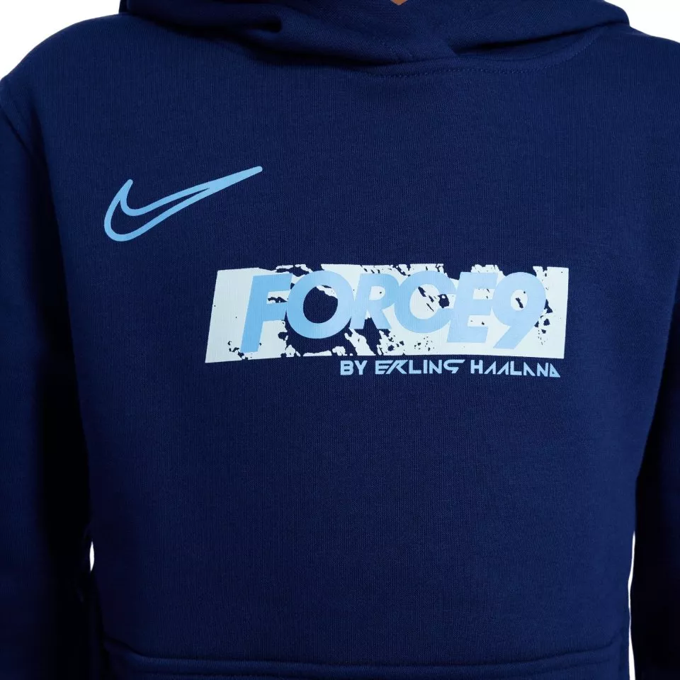 Φούτερ-Jacket με κουκούλα Nike Club Fleece Erling Haaland Hoody Kids