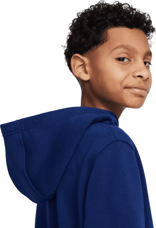 Φούτερ-Jacket με κουκούλα Nike Club Fleece Erling Haaland Hoody Kids