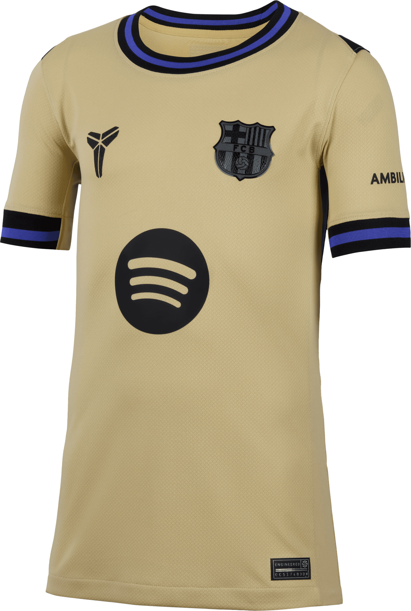 Bluza Nike x Kobe Dri-FIT FC Barcelona Stadium Away Jersey 2025/26 Kids