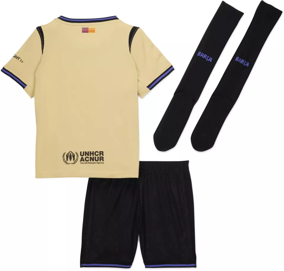 Komplet Nike x Kobe Dri-FIT FC Barcelona Minikit Away Jersey Set 2025/26 Little Kids