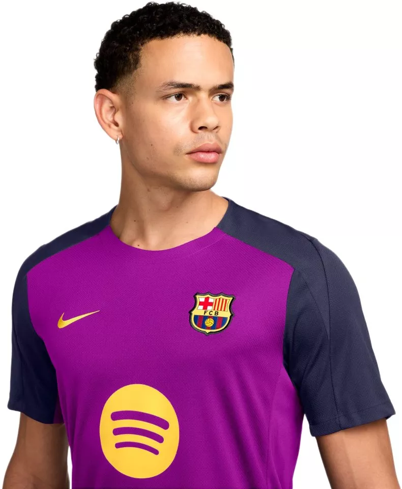 Pánské fotbalové tričko s krátkým rukávem Nike Dri-FIT FC Barcelona Strike 2025/26