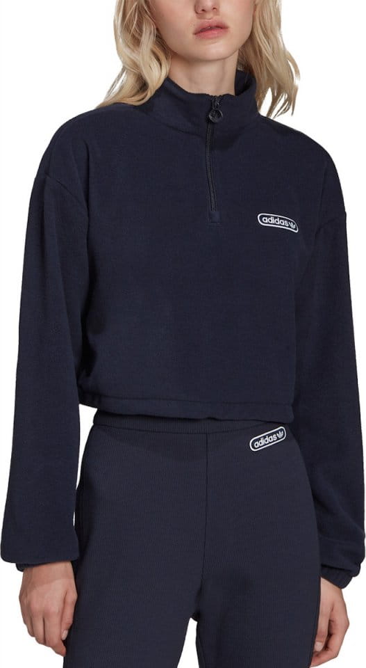 Sudadera adidas Originals 1/4 ZI CROPPED