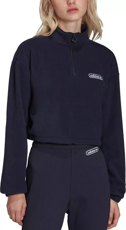 Sudadera adidas Originals 1/4 ZI CROPPED