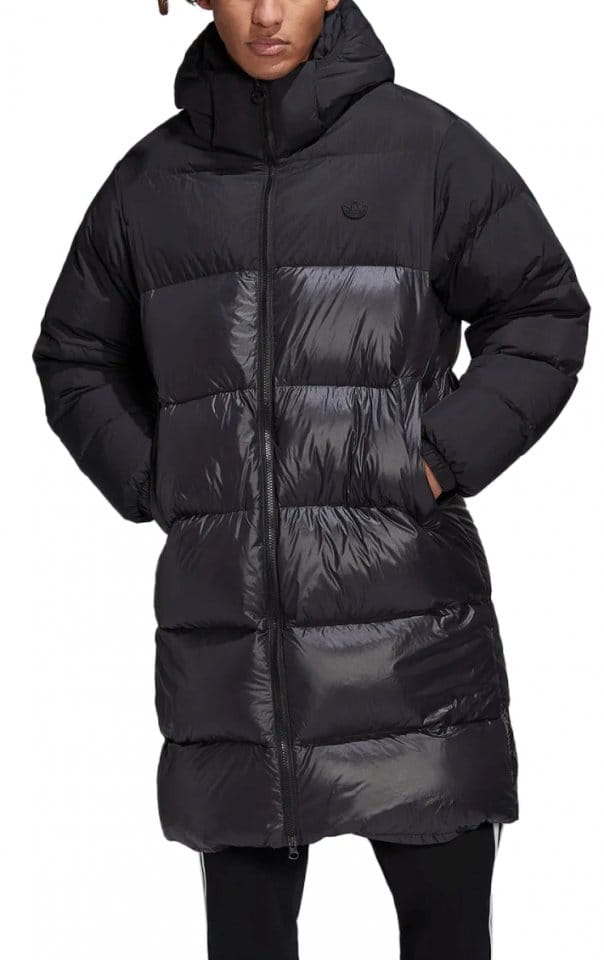 hooded puffer winterjacke schwarze puffer jacke Hooded jacket adidas Originals Down Regen 3/4 Puffer