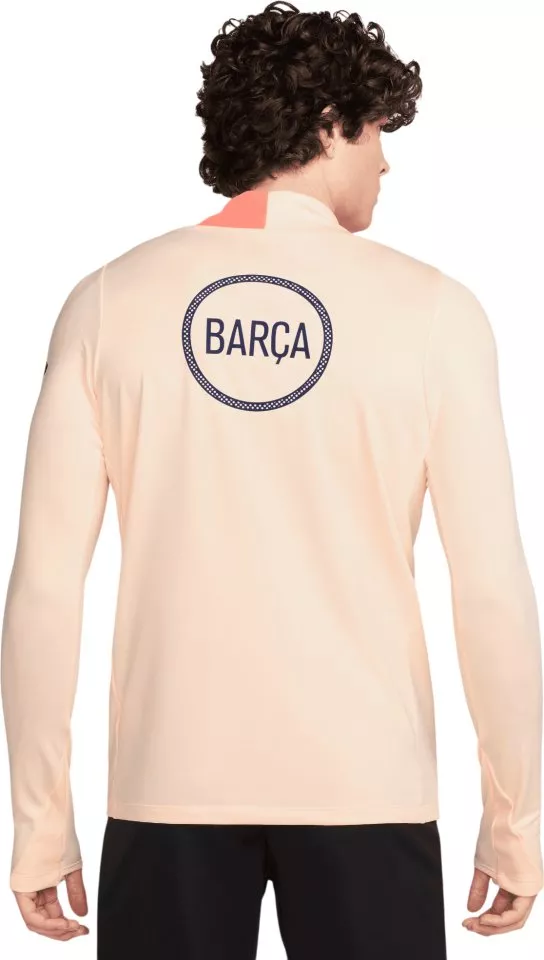 Majica z dolgimi rokavi Nike Dri-FIT FC Barcelona Total 90 Strike Soccer Knit Drill Top 2025/26