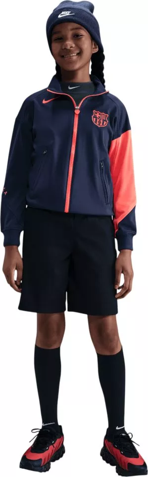 Nike Dri-FIT Total 90 FC Barcelona Anthem Jacket 2025/26 Kids Dzseki