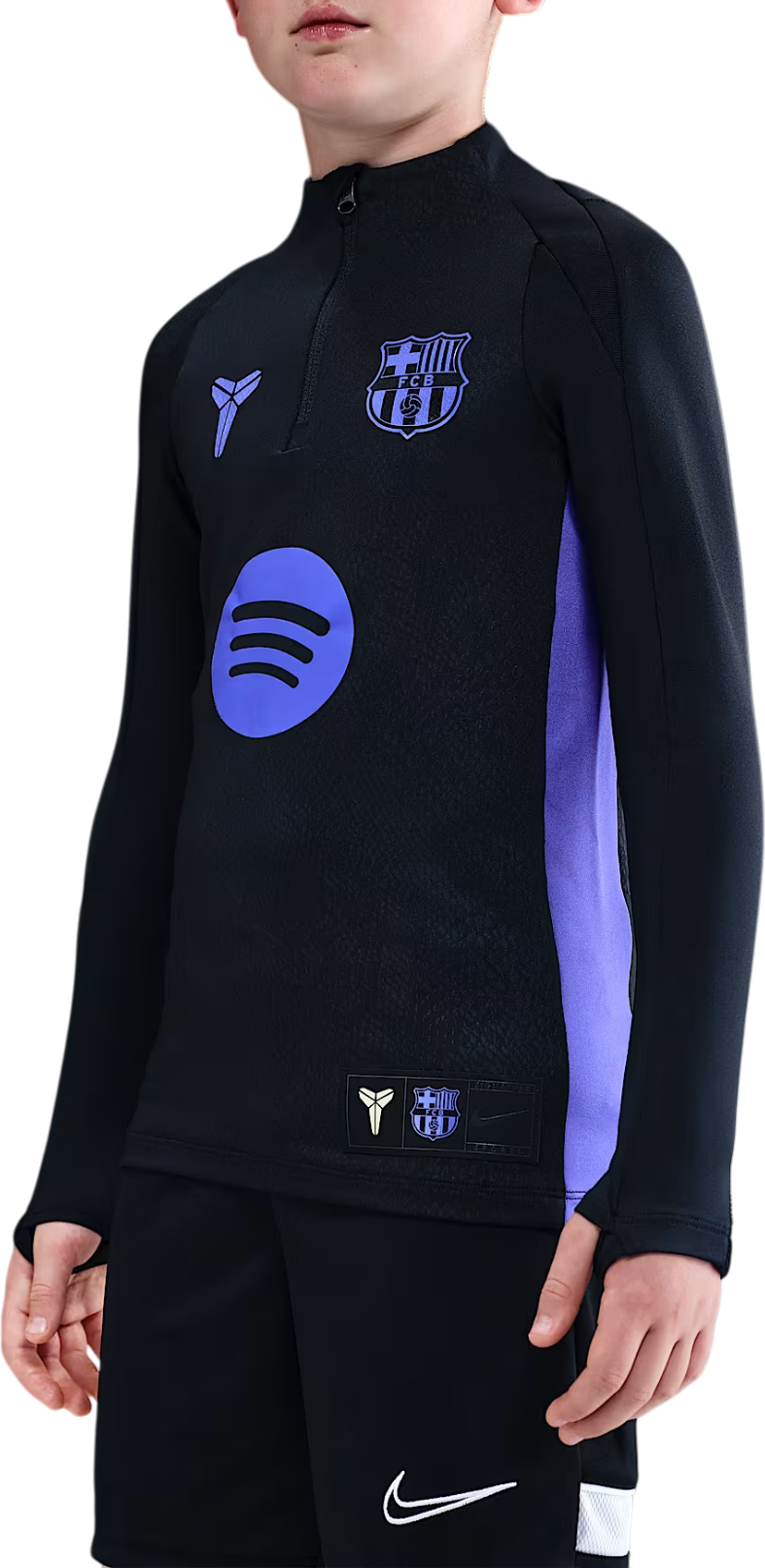 Nike x Kobe Dri-FIT FC Barcelona Strike Pre-Match Drill Top 2025/26 Kids Hosszú ujjú póló