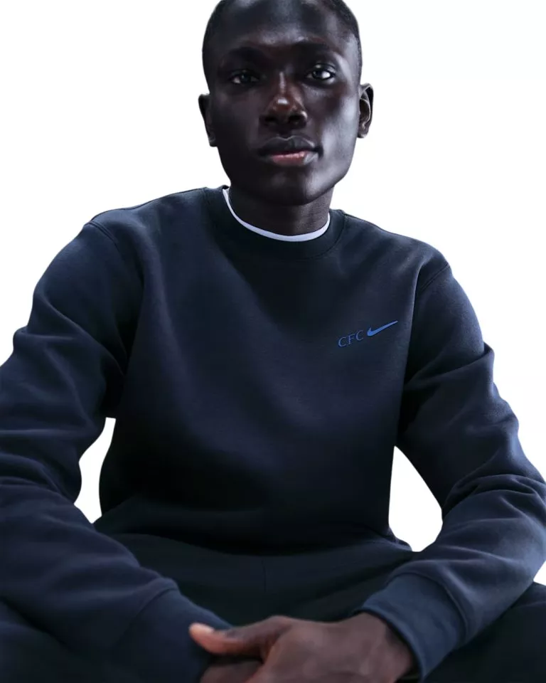 Pánská mikina s kulatým výstřihem Nike Football Chelsea FC Club