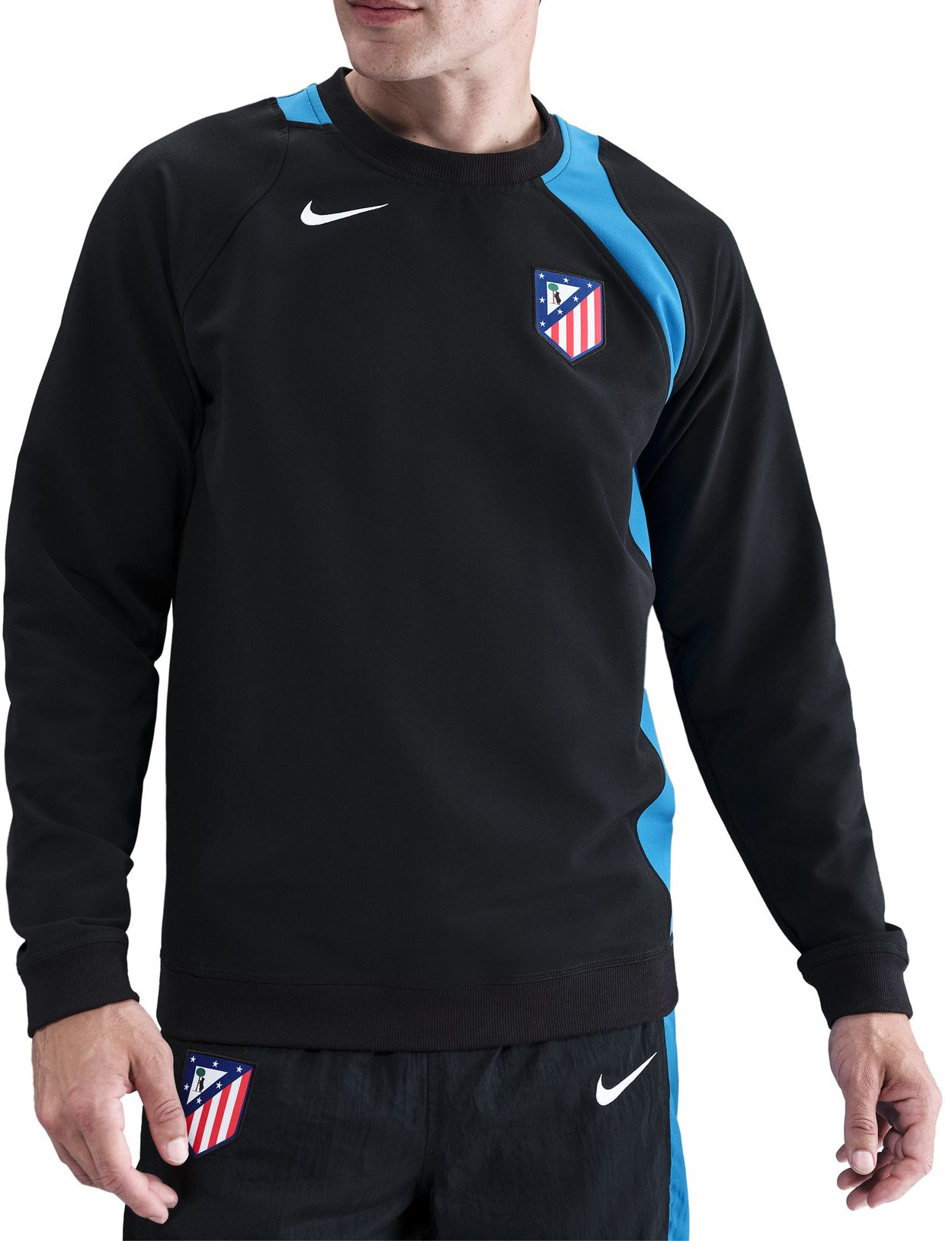 Sudadera Nike Total 90 Atletico Madrid Soccer Crew-Neck Top