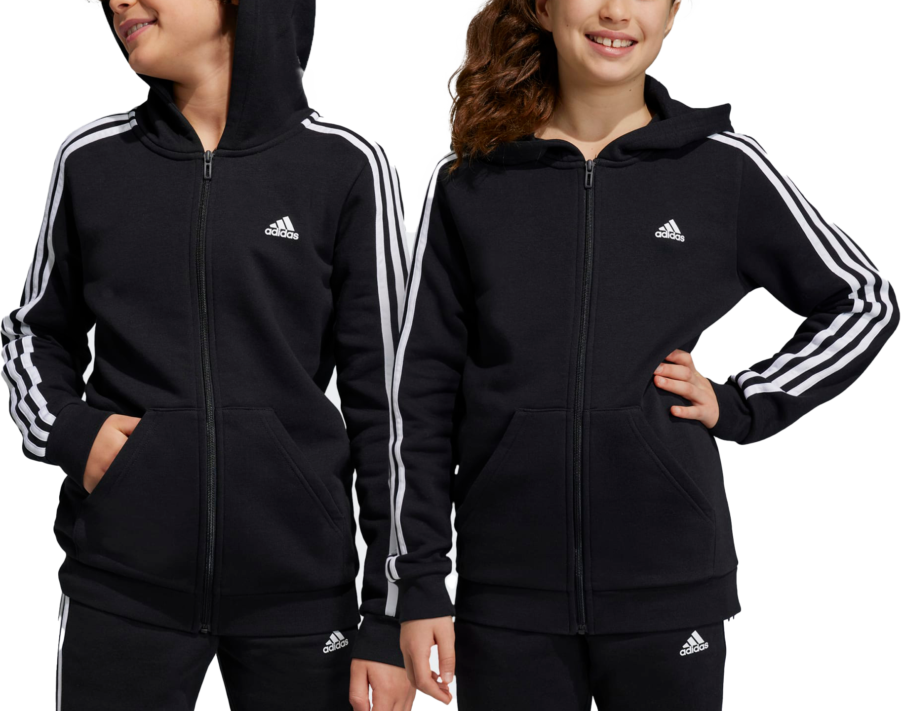 Sudadera adidas 3S Fleece Jacket Kids