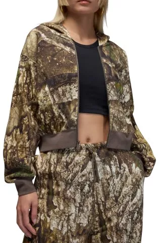 Jordan Brooklyn Fleece Crop Hooded Jacket Women