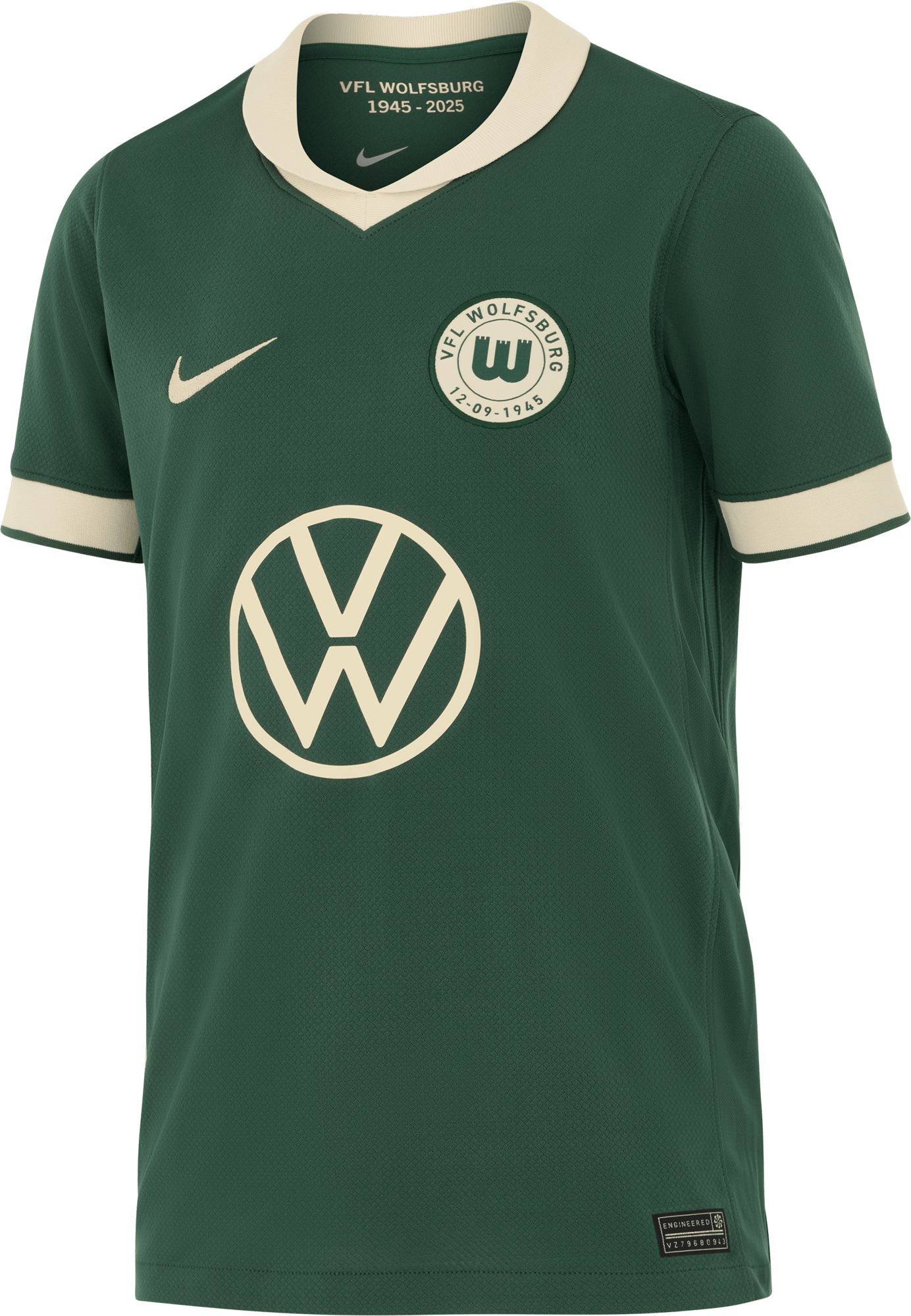 Majica Nike Dri-FIT VfL Wolfsburg Stadium 3rd Jersey 2025/26 Kids