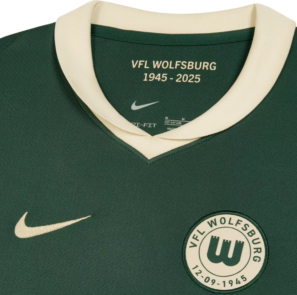 Majica Nike Dri-FIT VfL Wolfsburg Stadium 3rd Jersey 2025/26 Kids