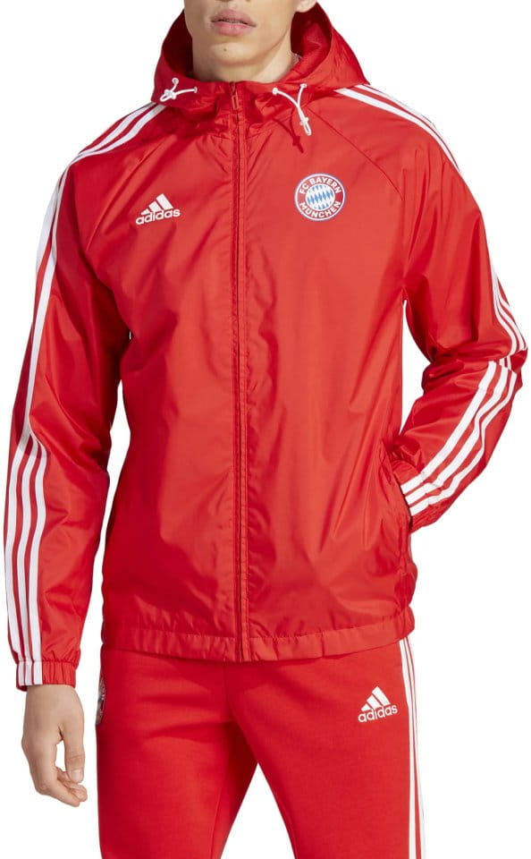 Bunda s kapucňou adidas FCB DNA WB