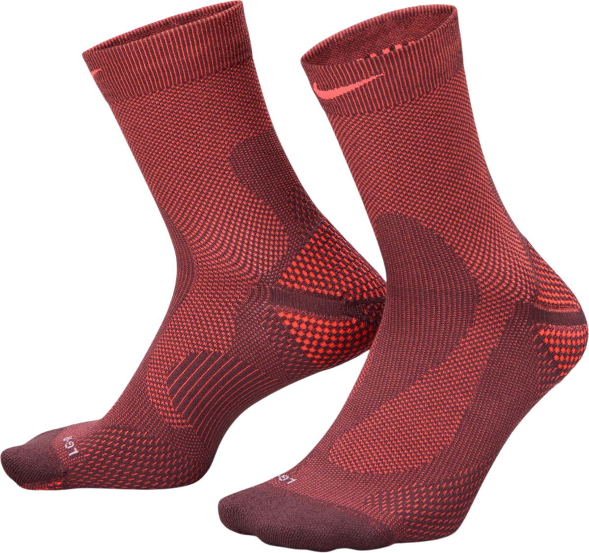 Nike Fast Lightweight Sokken, S, Rood