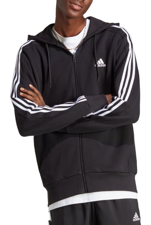 Pánská mikina s kapucí adidas Sportswear Essentials French Terry 3-Stripes