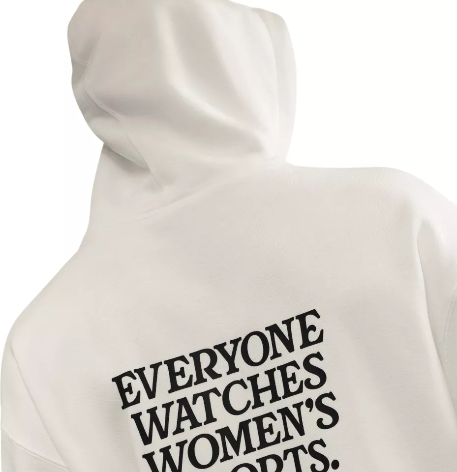 Mikina s kapucí Nike by TOGETHXR Everyone Watches Women's Sports