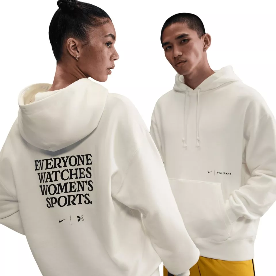 Mikina s kapucí Nike by TOGETHXR Everyone Watches Women's Sports