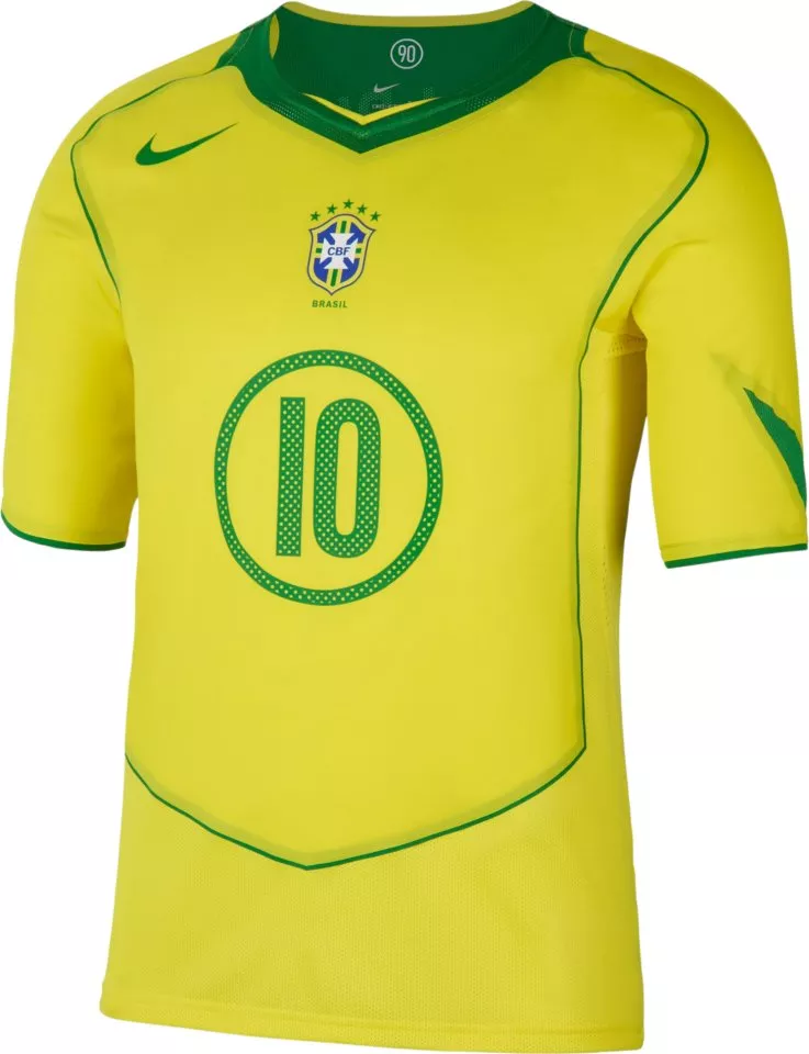 Pánský dres s krátkým rukávem Nike Brazílie 2004 Reissue Total 90 Ronaldinho