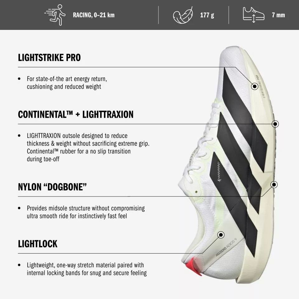 Laufschuhe adidas ADIZERO ADIOS 9 M