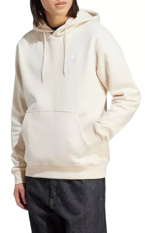 Trefoil Essentials Adidas Trefoil Hoodie Beige Hooded Sweatshirt