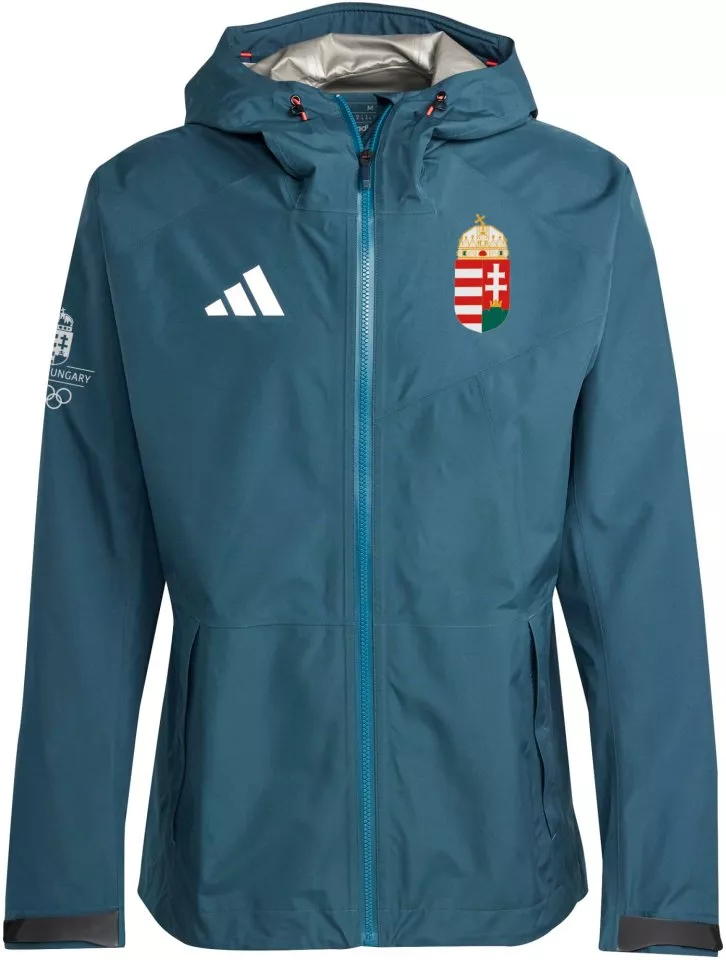 adidas TEAM H RAIN JKT Kapucnis kabát