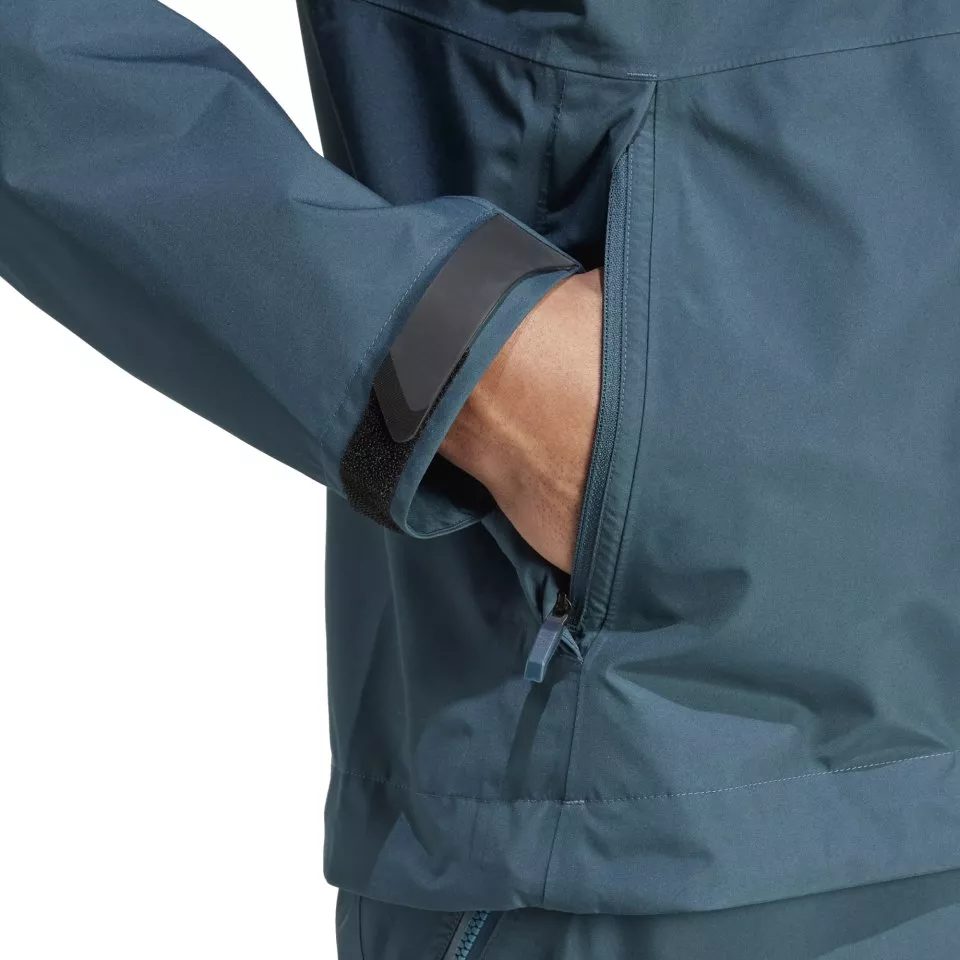 adidas TEAM H RAIN JKT Kapucnis kabát