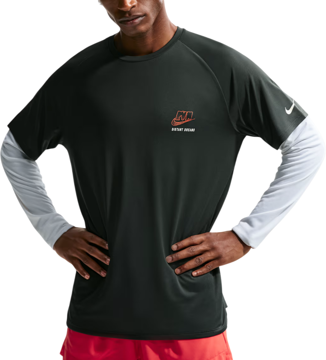 Nike Stride T-shirt, M, Zwart