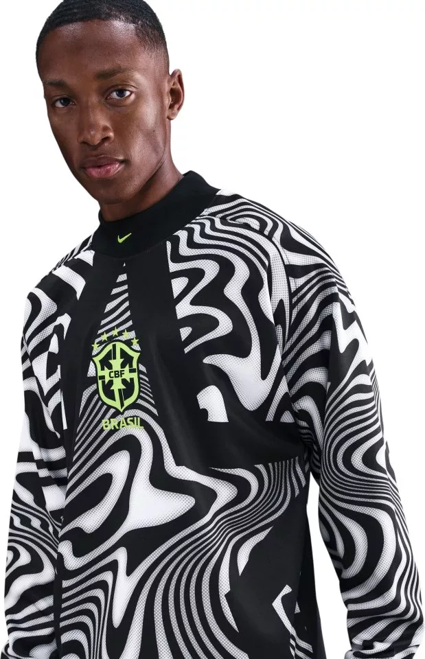 Pánský brankářský dres s dlouhým rukávem Nike Brazílie Authentic