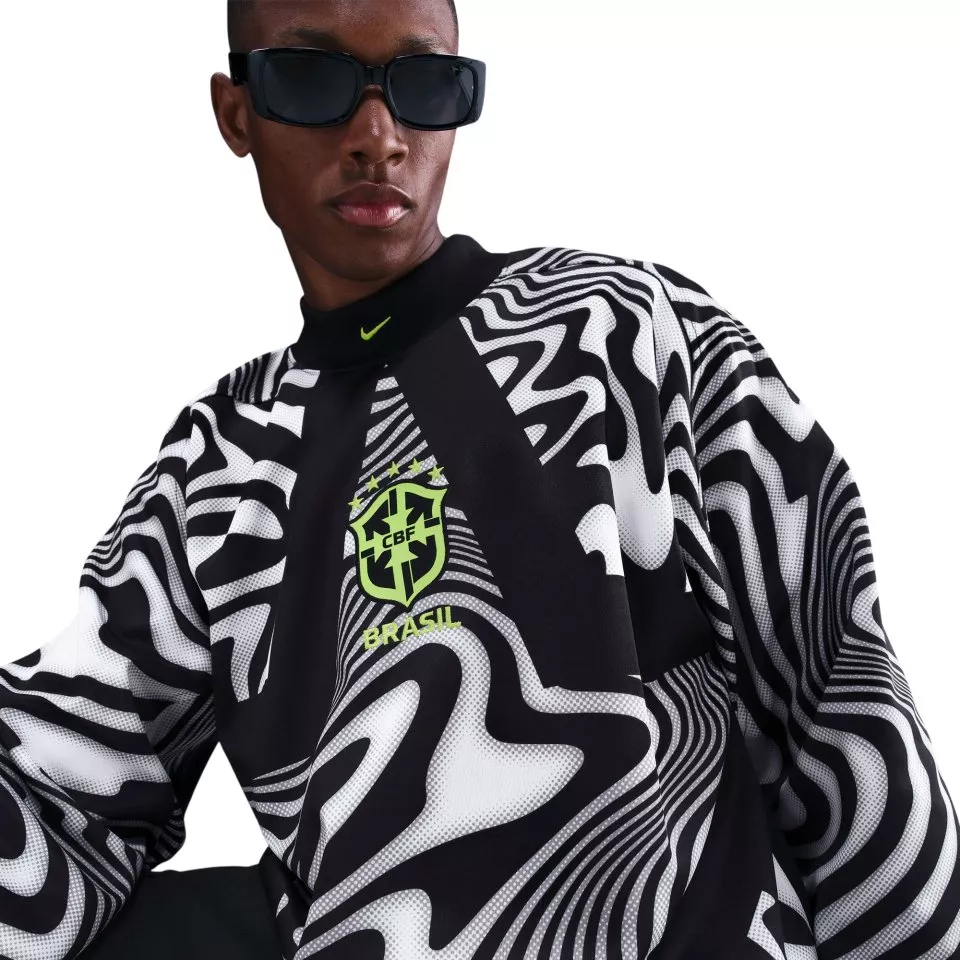 Pánský brankářský dres s dlouhým rukávem Nike Brazílie Authentic