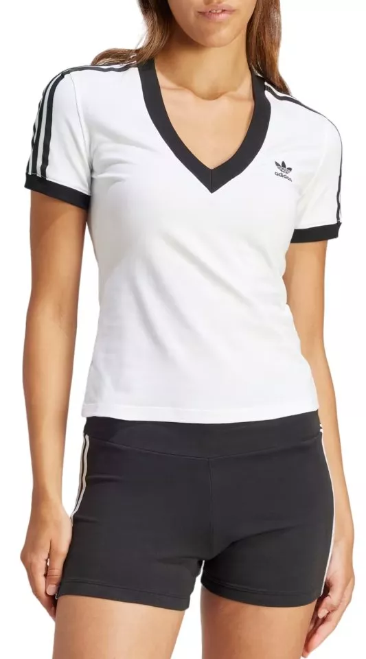 adidas Originals 3-Stripes V-Neck Slim Rövid ujjú póló