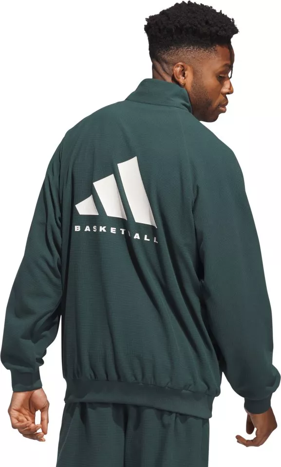 Hanorac adidas Originals Brushed Basketball Hooded Jacket