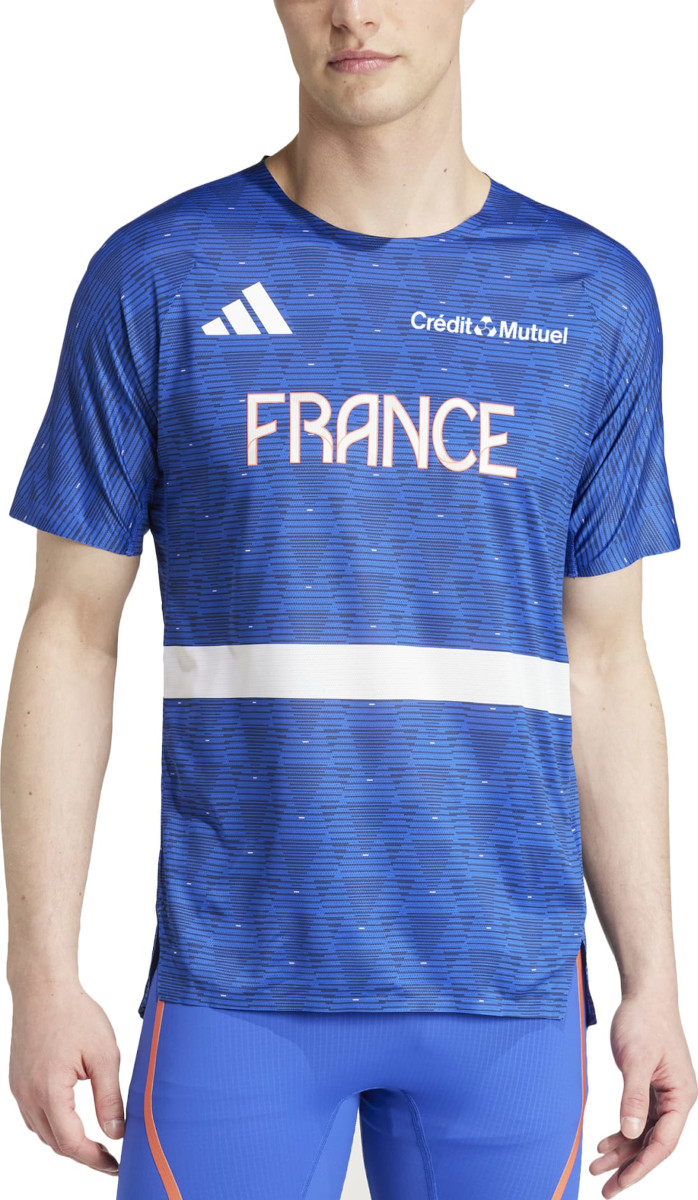 Rövid ujjú póló adidas Team France