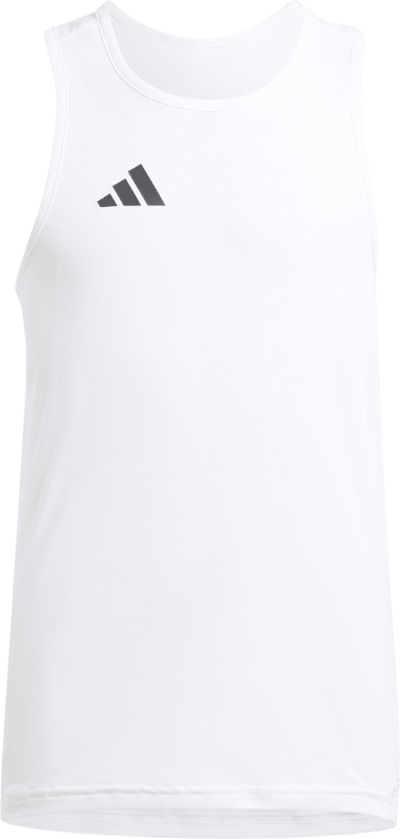 adidas J TEAM SINGLET Tanktop, XS(123-128cm), Wit