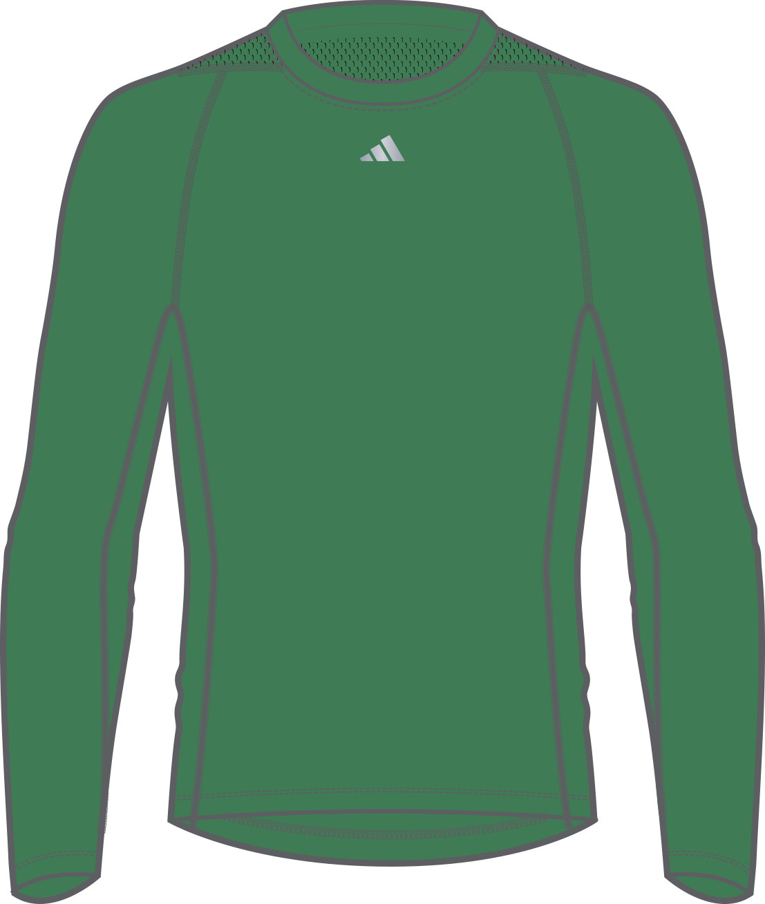 Triko s dlouhým rukávem adidas TF LS TEE M iw8514 Velikost XXL
