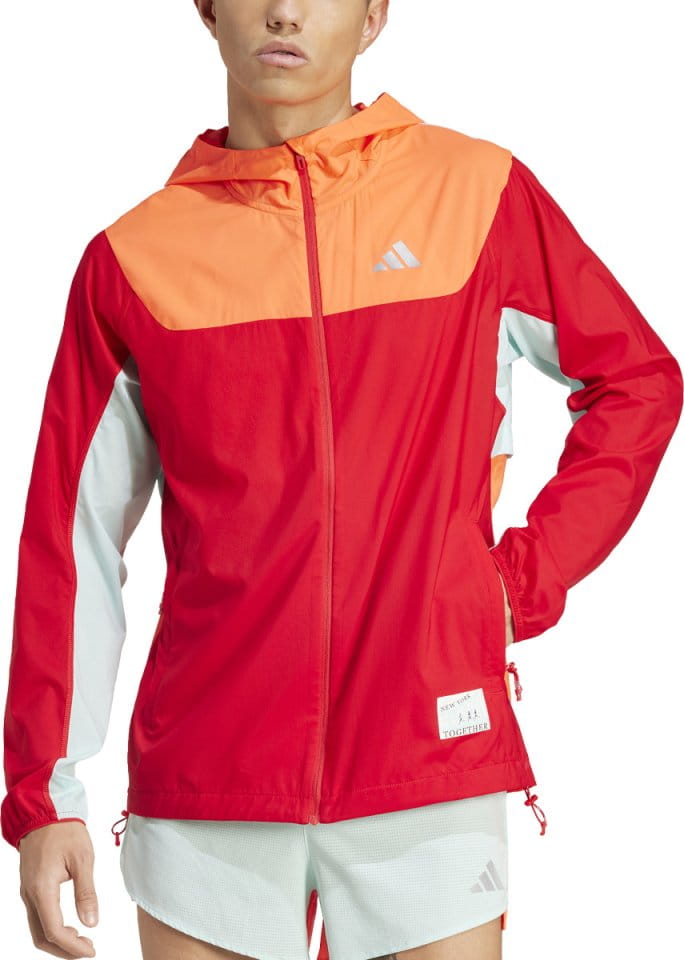 Adidas New York City Jacket Running Mens Red