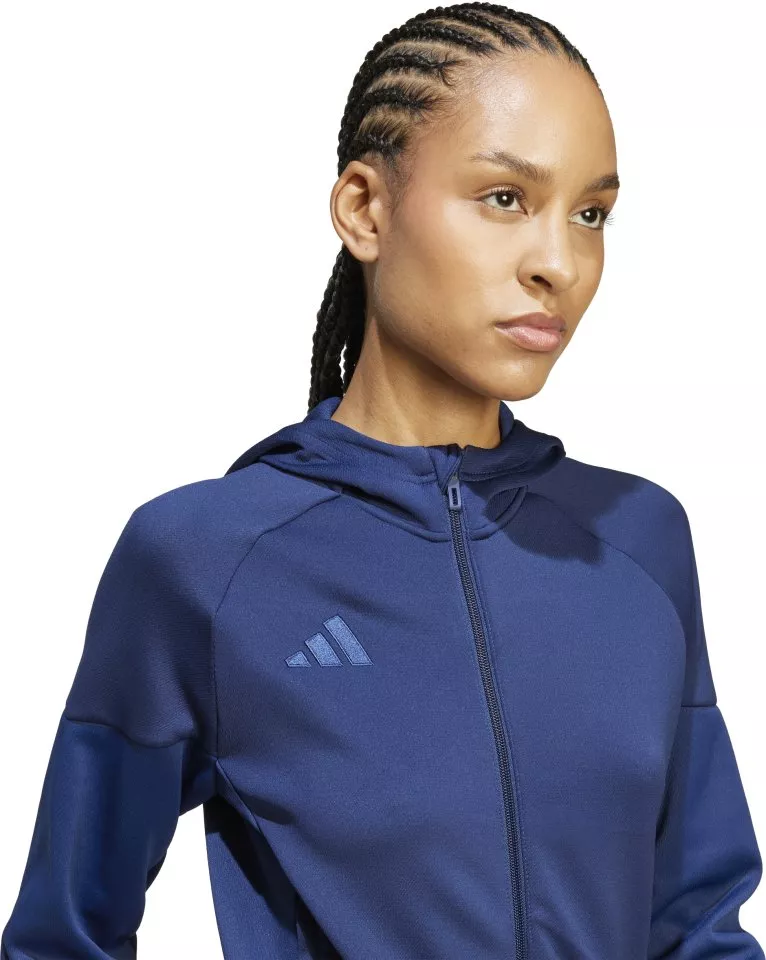 Суитшърт с качулка adidas TIRO25 FZ W