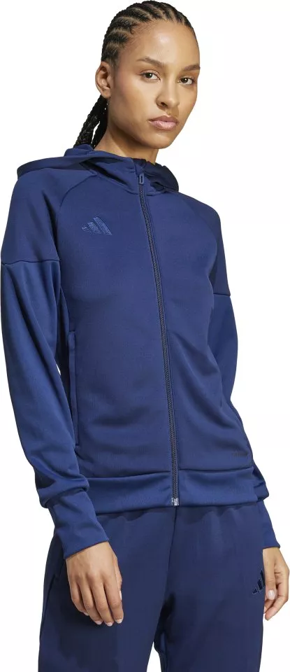Суитшърт с качулка adidas TIRO25 FZ W