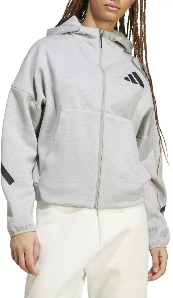 Sweatshirt med huva adidas Sportswear W Z.N.E. FZ