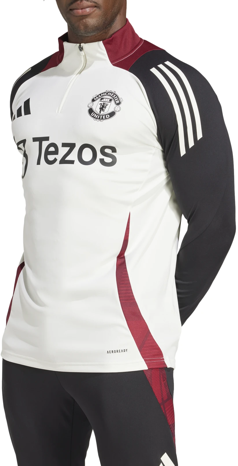 Tričko s dlhým rukávom adidas MUFC TR TOP