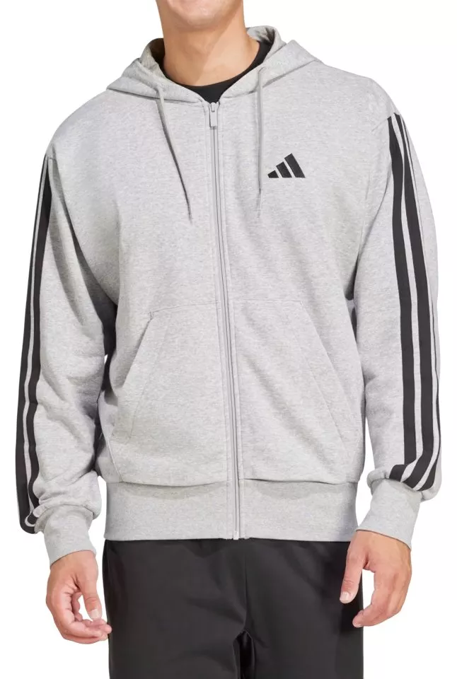 Mikina s kapucňou adidas Sportswear Essentials 3-Stripes French Terry Full-Zip