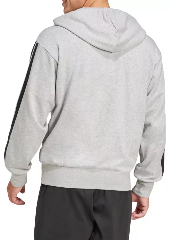Mikina s kapucňou adidas Sportswear Essentials 3-Stripes French Terry Full-Zip