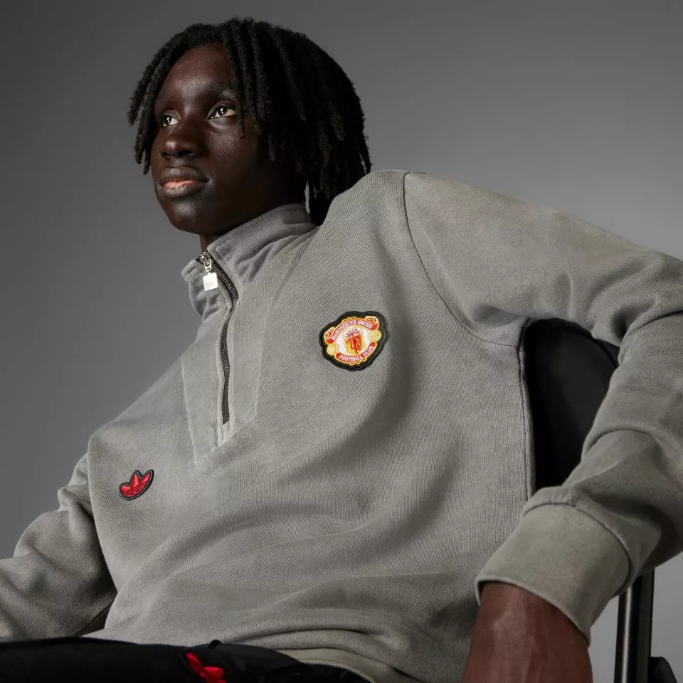 Tričko s dlhým rukávom adidas Originals MUFC ICON HZTP