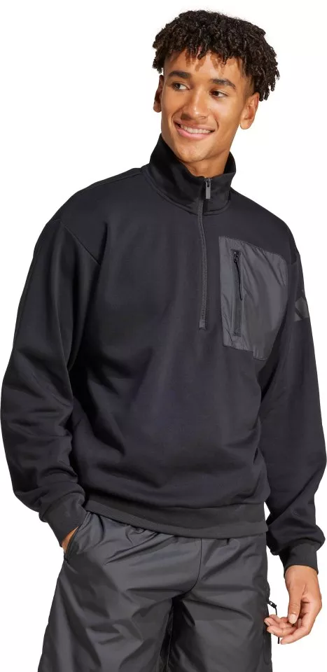 Суитшърт adidas City Escape Fleece Half-Zip