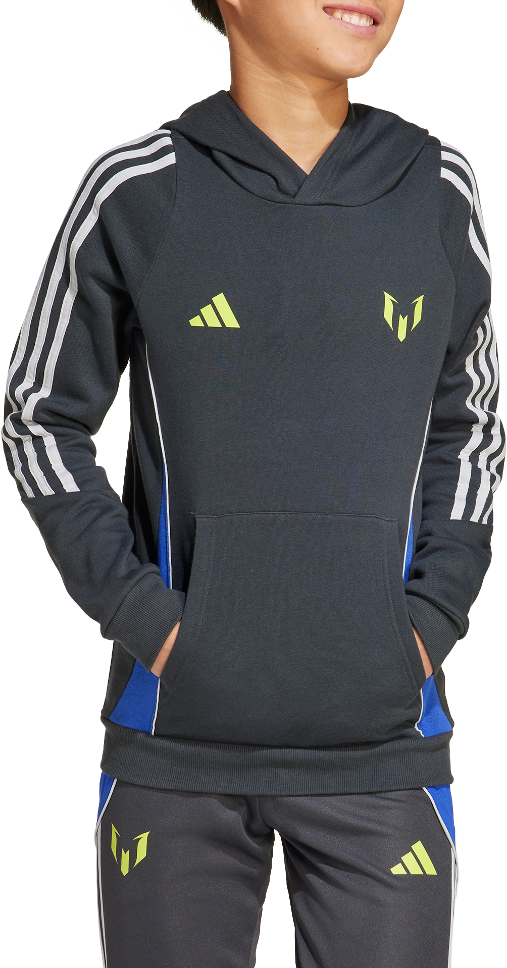 Суитшърт с качулка adidas Messi Hoody Kids